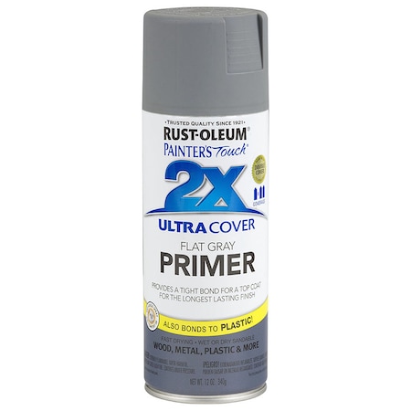 Rust-Oleum 12 Oz Gray Painter's Touch 2X Paint + Primer Spray Paint Primer 249088
